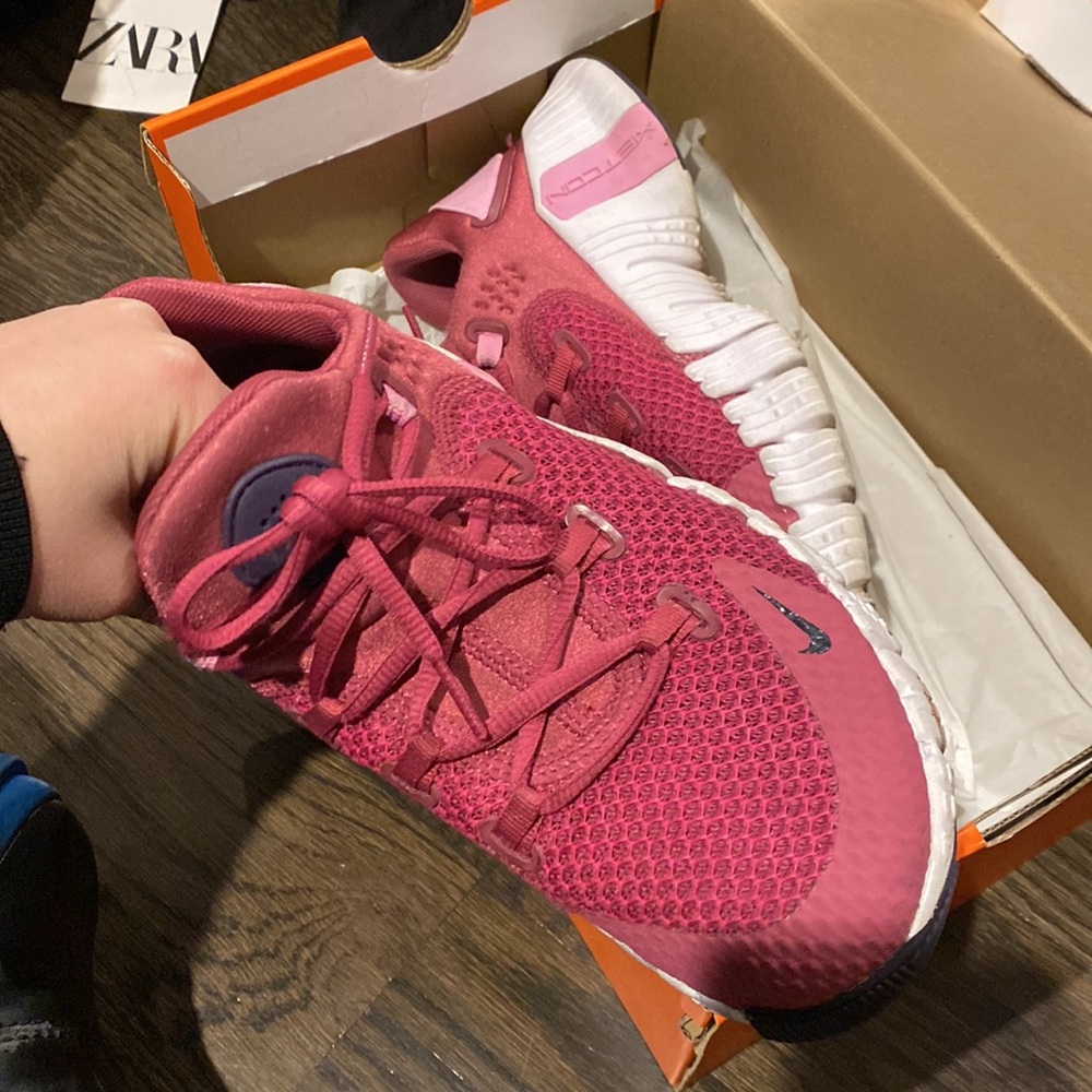 Nike Women's Pink Athletic Sneakers - Picture 6 of 7